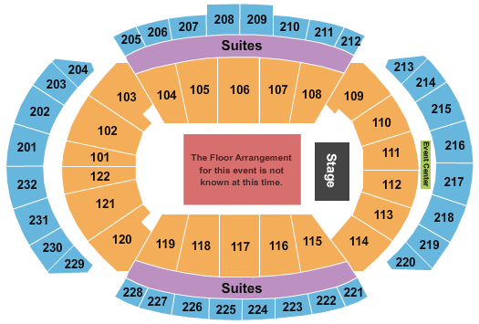 T-Mobile Center WWE Seating Chart